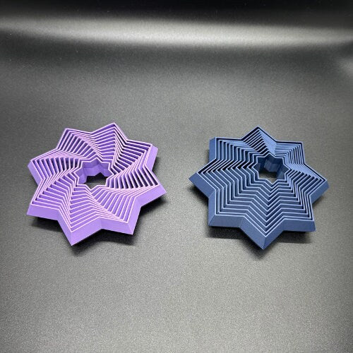 3D Printed Fractal Fidget Star