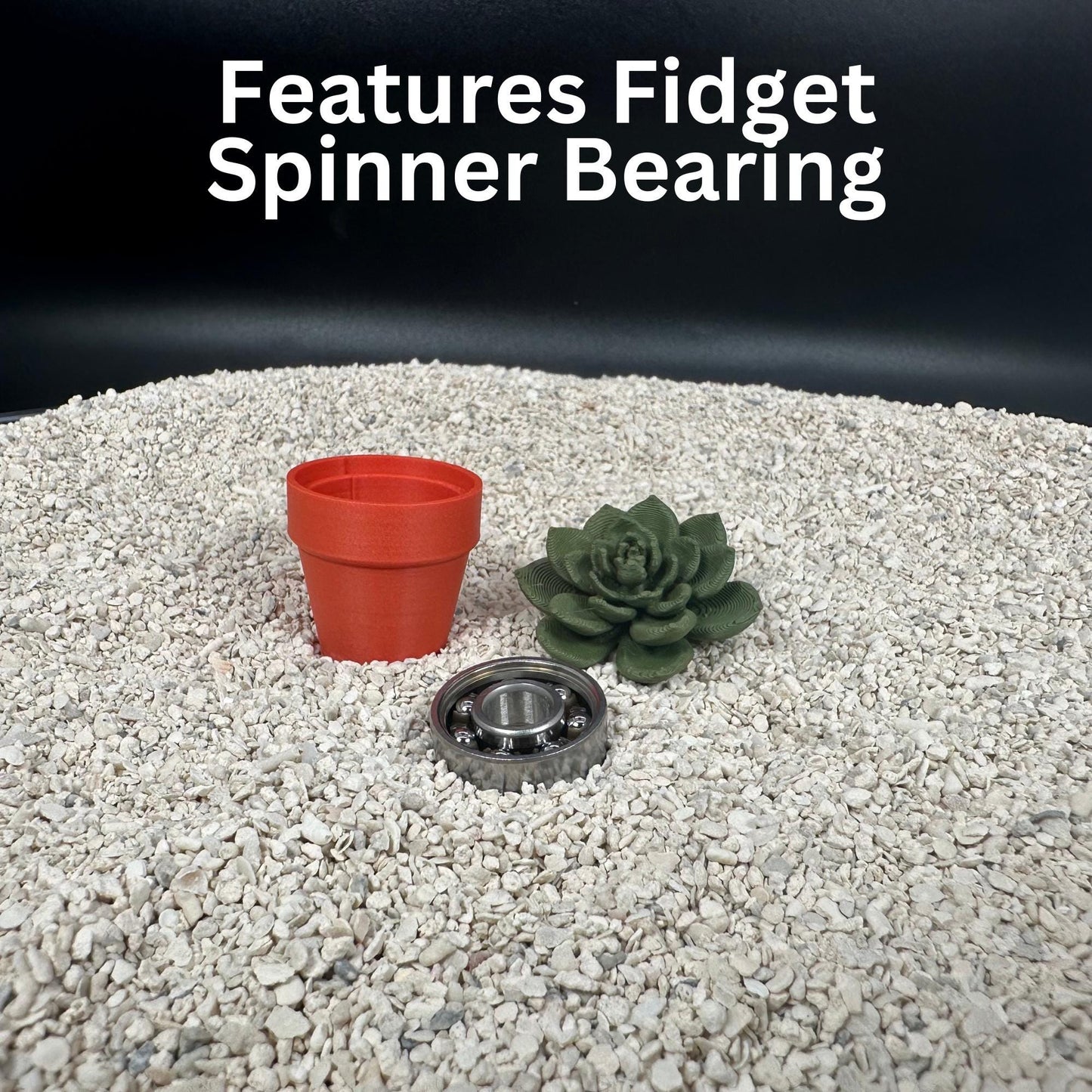 3D Printed Spinning Succulent Fidget