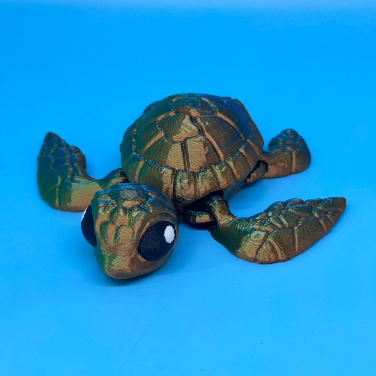 3D Printed Articulated Sea Turtle