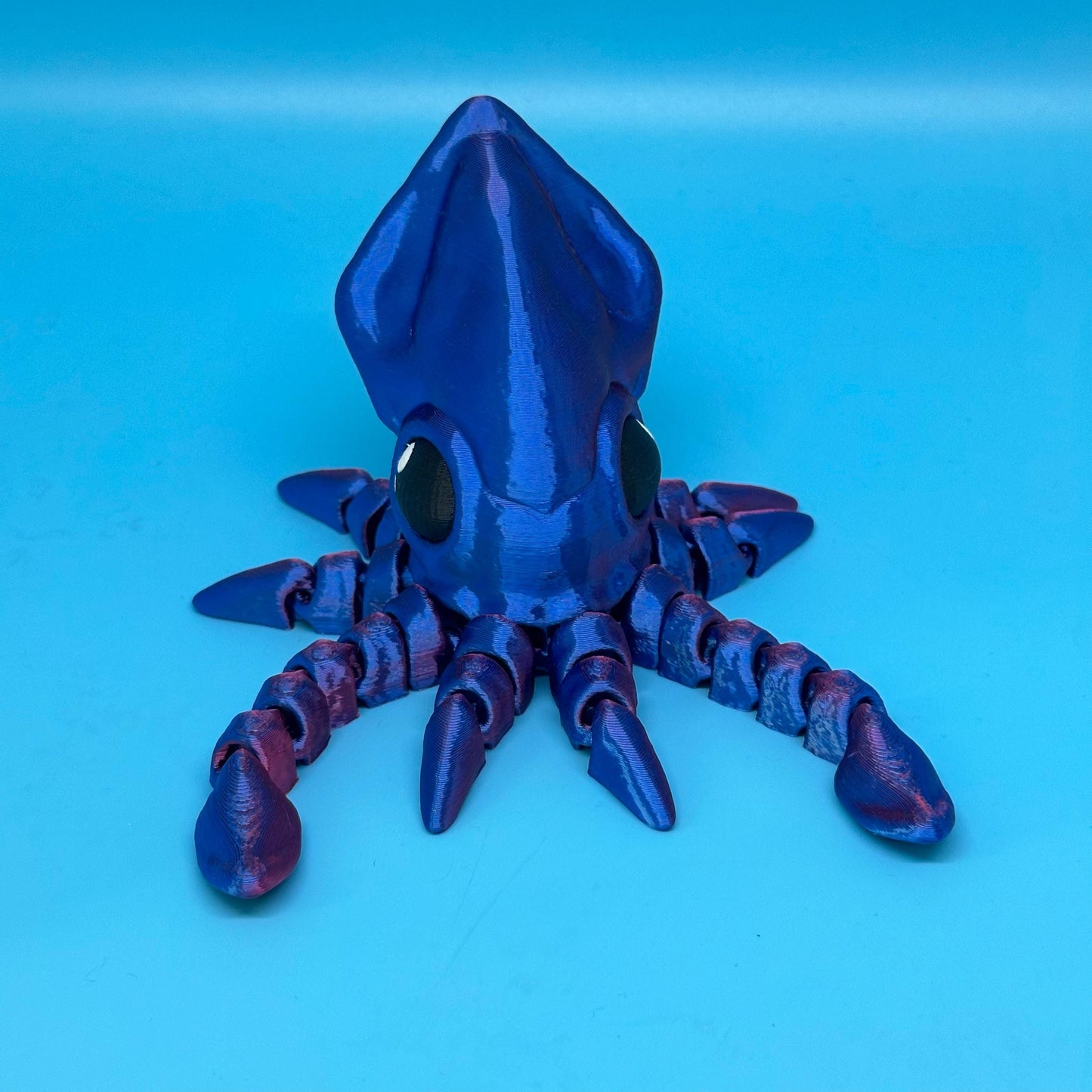 3D Printed Articulated Squid