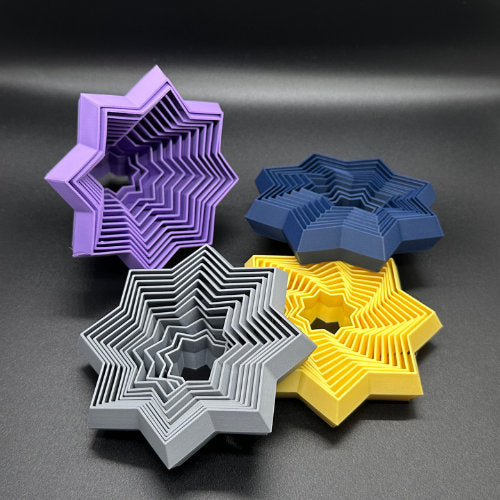 3D Printed Fractal Fidget Star