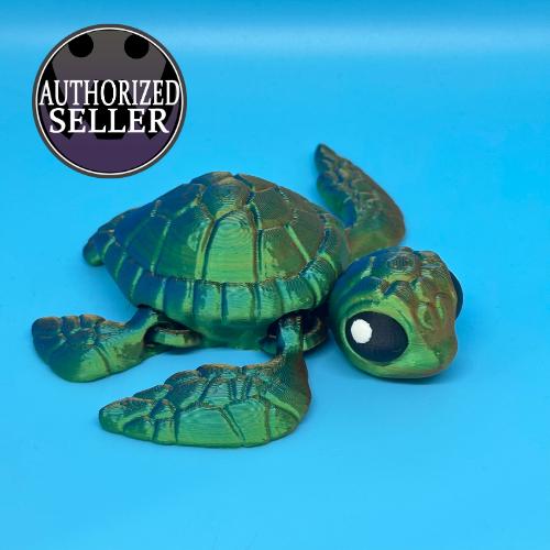 3D Printed Articulated Sea Turtle