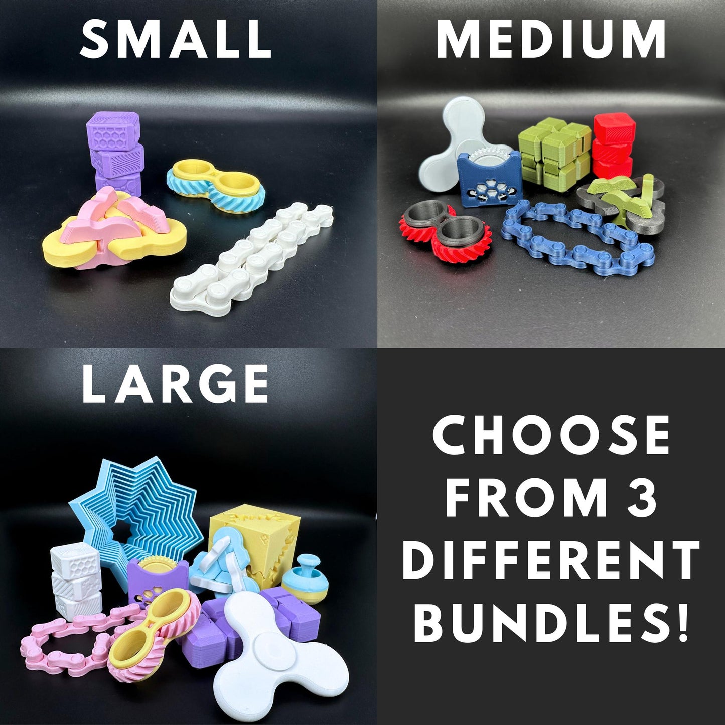 3D Printed Fidget Bundle