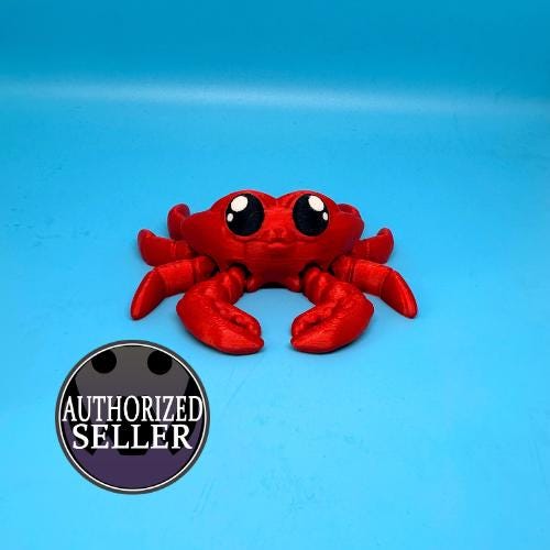 3D Printed Articulated Crab