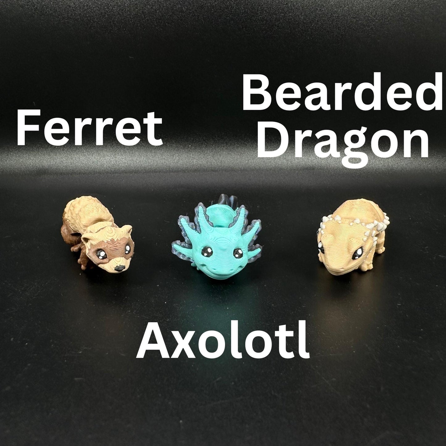 3D Printed Mini Articulated Animals